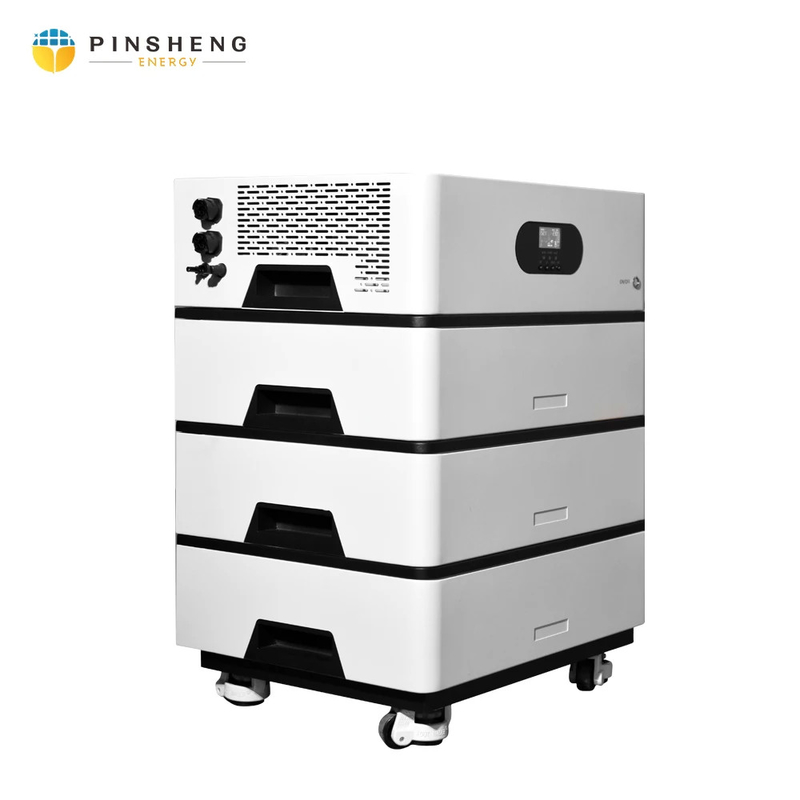 Energieopslag 48V 51.2V stapelbare lithium-ion batterij 5kw 10kw 48v 100ah 200ah lifepo4 batterijpakket