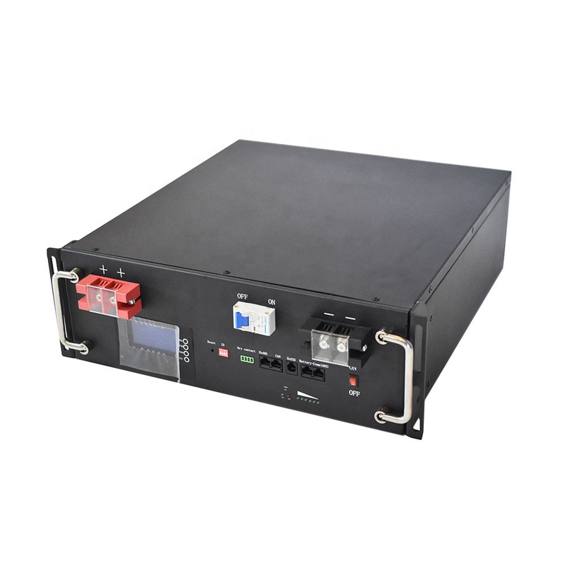Warm verkoop rack type 48V lithium ijzerfosfaatbatterij 48v100ah Zonne-energie opslag systeem voor 10kw 20kw 30kw 50kw