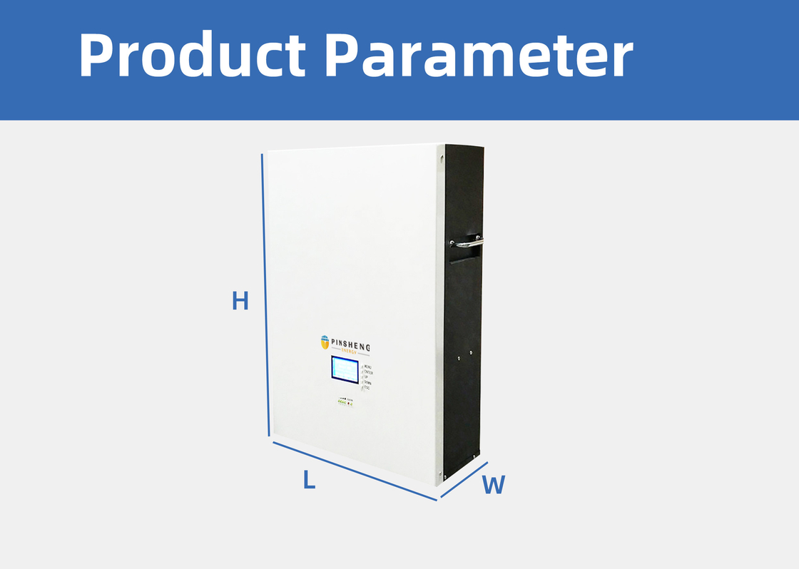 Pinsheng ijzerfosfaatbatterij 10kwh wandbatterijen lifepo4 48V 51.2V lithium-ion zonnebatterij 200ah