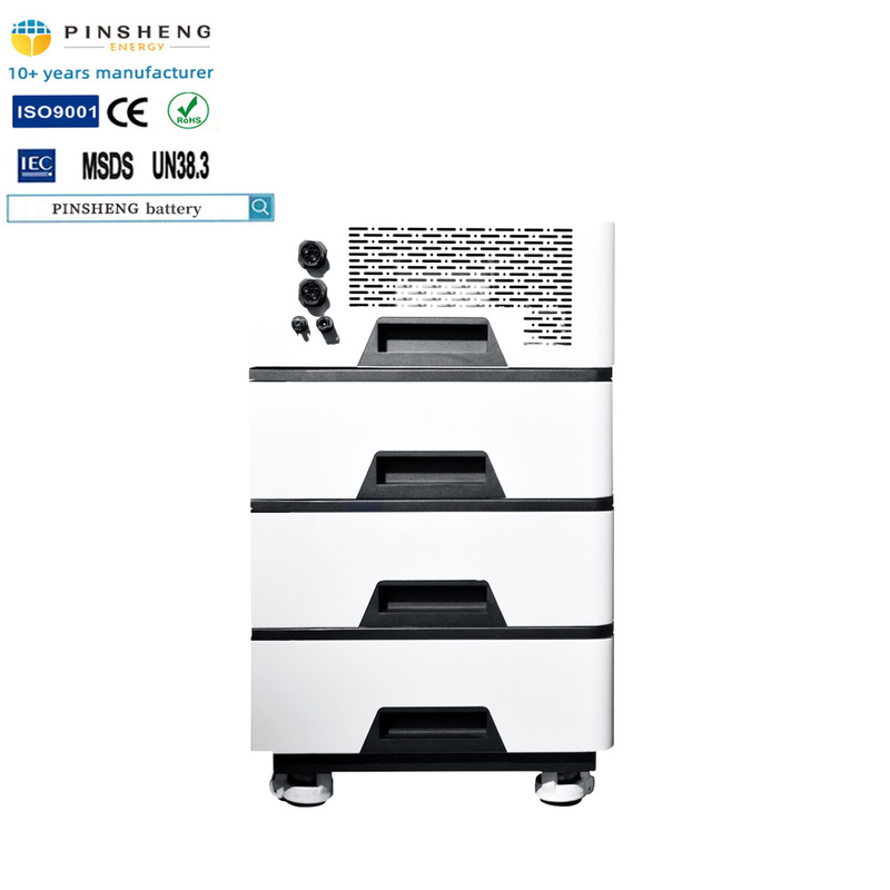 Energieopslag 48V 51.2V stapelbare lithium-ion batterij 5kw 10kw 48v 100ah 200ah lifepo4 batterijpakket