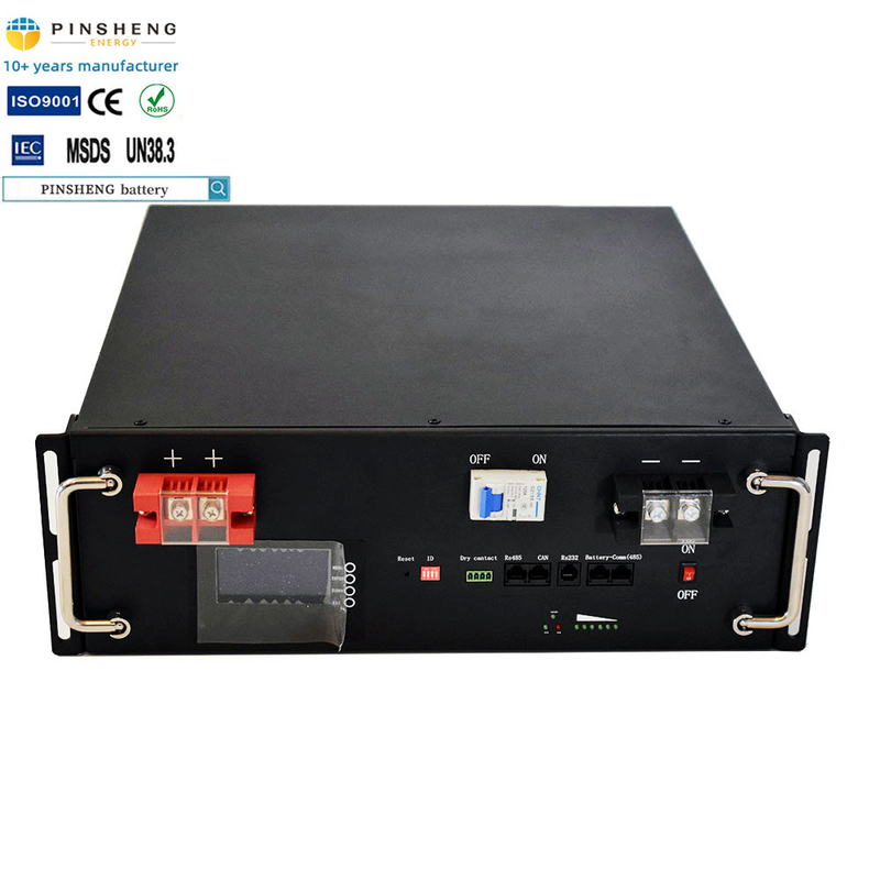Lifepo4 5KW Schap Rack Gemonteerde Energieopslag Zonne-PV-module 100Ah 48V/51.2V 200Ah Lithium Ion Batterij Pack