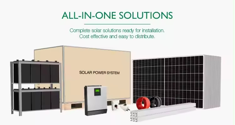 20 kW 30 kW 50 kW zonne-energiesysteem met een levensduur van 25 jaar Monokristallijn silicium fotovoltaïsch voor hybride buiten het net wonen