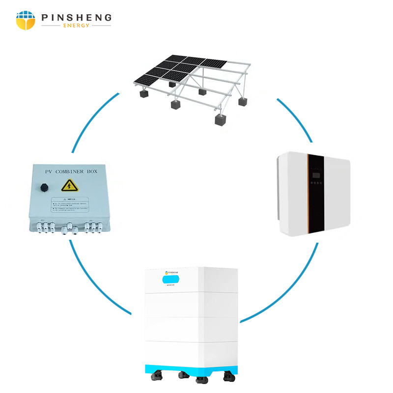 PINSHENG Lithiumbatterij 15kWh 51.2V 280Ah 300Ah Home LiFePO4 Batterijpakket Zonne-energieopslagbatterij voor thuisgebruik