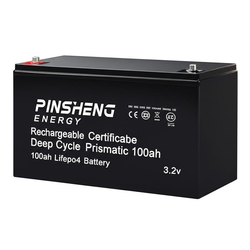PINSHENG ENERGY BIS CE IEC ISO KC Certificaten Oplaadbare diepe cyclus Prismatische 100ah Lifepo4 accu 3.2v