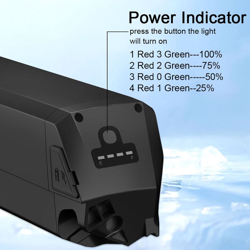 Dorado 36V 30AH 48V 25AH 21700 Cel Ebike Verborgen Batterij Lithium Batterijpakket voor Elektrische Fiets