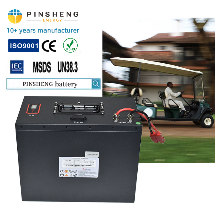 Pinsheng Customizable 72V 50Ah LiFePO4 Battery with 3 Years Warranty for Electric Vehicles and Solar Storage