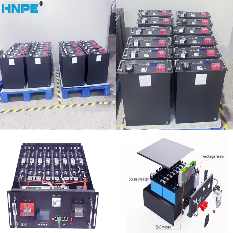LiFePO4 Batterij 48V 100Ah Thuis Energie Opslag Batterijsysteem 5KWH 15KWH 20KWH Stapelbaar Deep Cycle