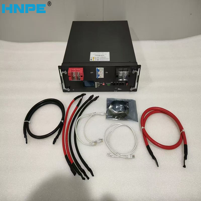 HNPE 48V 100Ah 200Ah LiFePO4 Lithium Batterij Rack Mount Zonne-energie Opslag Batterij voor Huishoudelijk Off-grid Hybride Net