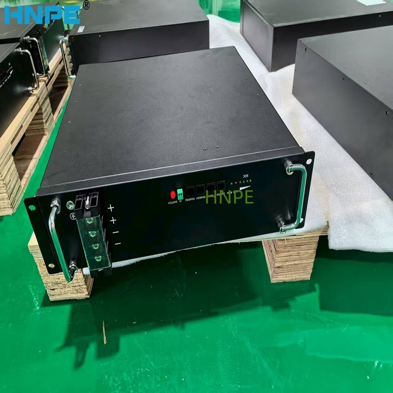 HNPE 48V 100Ah 200Ah LiFePO4 Lithium Batterij Rack Mount Zonne-energie Opslag Batterij voor Huishoudelijk Off-grid Hybride Net