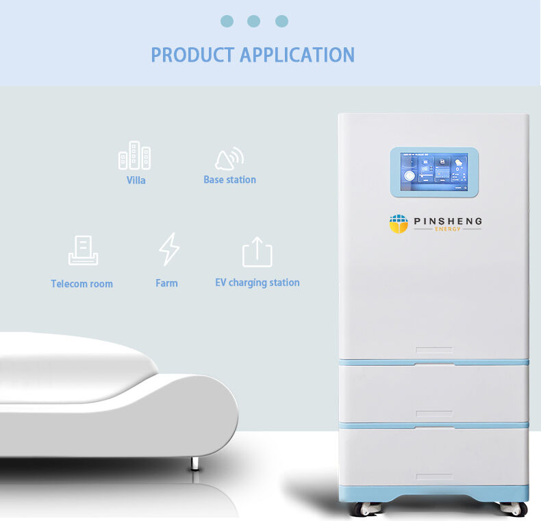 PINSHENG Hoogspanning 10Kw 20Kwh 25Kwh 30Kwh Batterij Thuisgebruik Alles-in-één Omvormer Hybride Zonne-energiesysteem