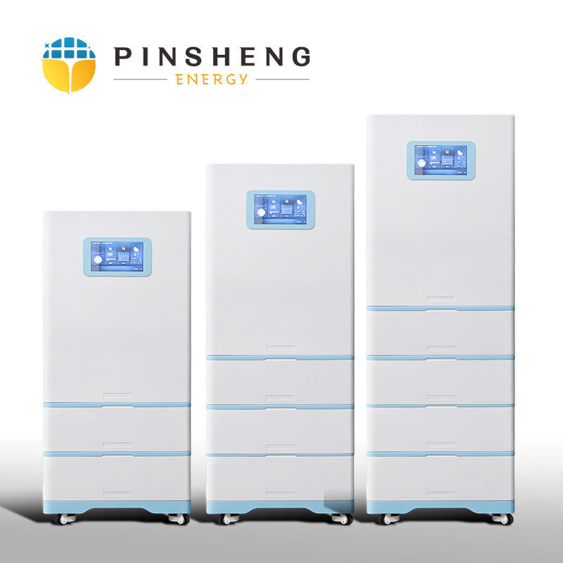 PINSHENG Hoogspanning 10Kw 20Kwh 25Kwh 30Kwh Batterij Thuisgebruik Alles-in-één Omvormer Hybride Zonne-energiesysteem