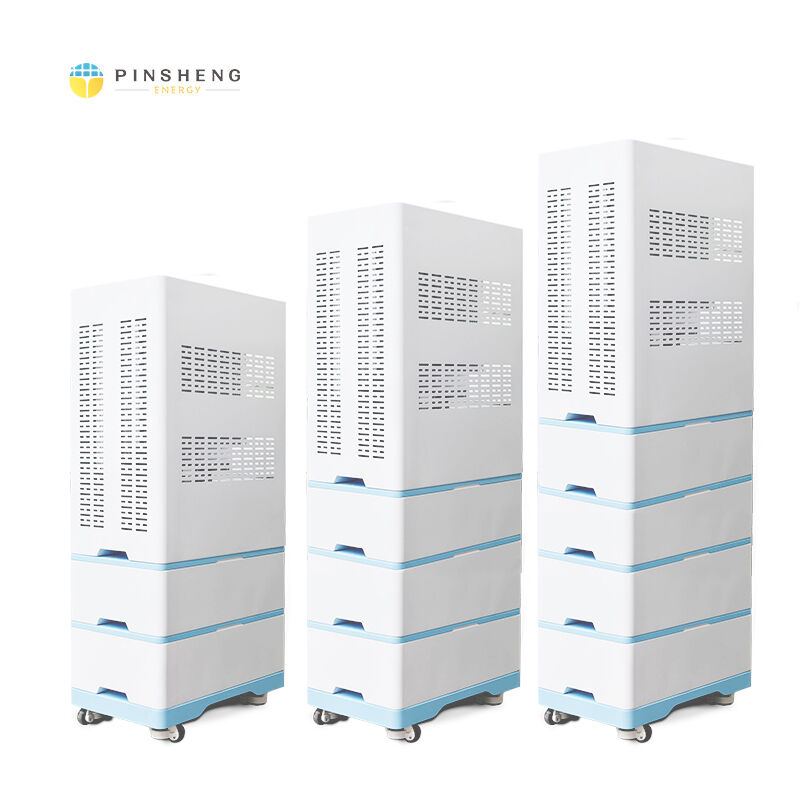 Pinsheng 48V op/uit het net Back-up Solar 10kwh Lithium Iron Phosphate Battery met BMS Hybrid Inverters voor zonneopslag