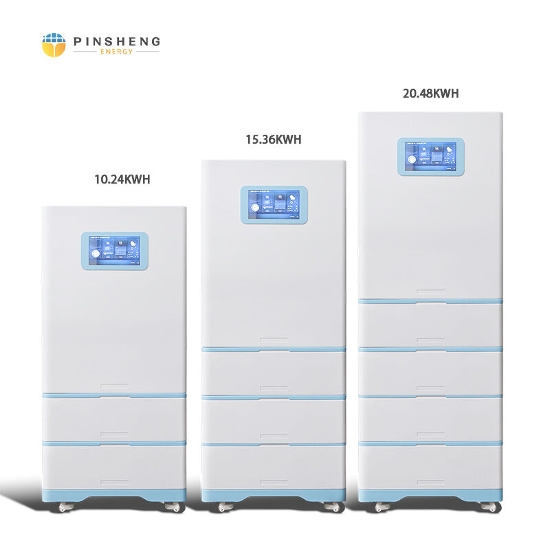Pinsheng 48V op/uit het net Back-up Solar 10kwh Lithium Iron Phosphate Battery met BMS Hybrid Inverters voor zonneopslag