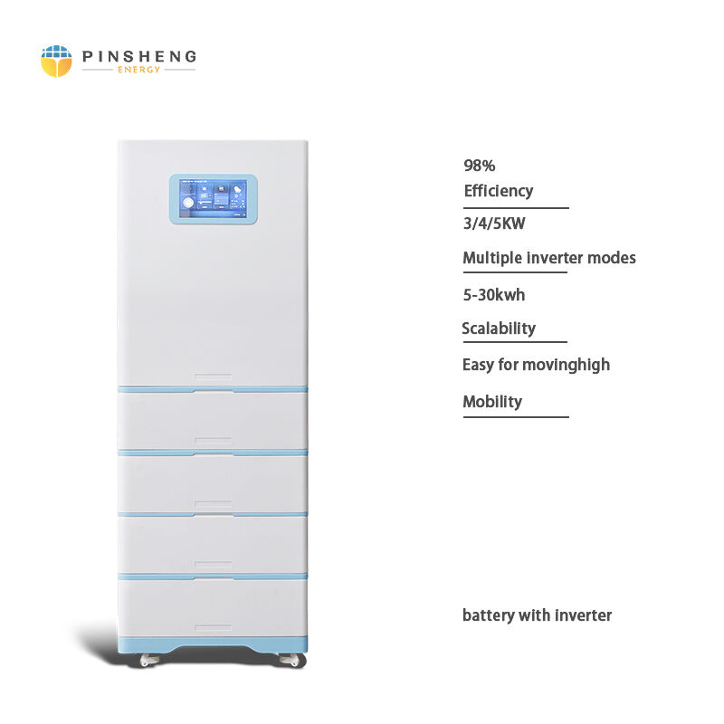 Groothandel Prijs Zonne-energie 48v 5120wh 10kwh ess All in One Stackable Lithium Battery Include Inverter Home Energy Storage System