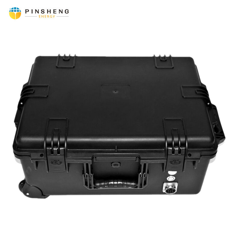 PINSHENG 115,2V 50Ah 1000W 110V 230V Draagbare Power Station Outdoor Camping Zonne Generator Batterij Draagbare Zonne-energiecentrale