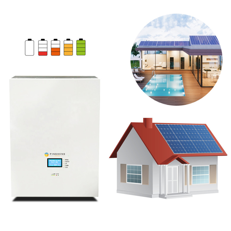 Machtsmuur van van het het Huislifepo4 Lithium van de Net Hybride Omschakelaar Zonneess de Batterij48v100ah 10KWh Gepatenteerde Technologieën
