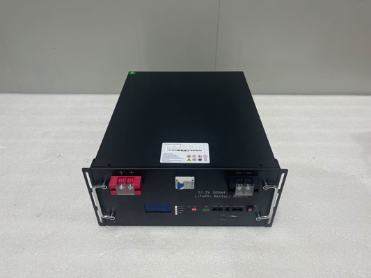 Grote capaciteit Rack Mount 51.2V 10-60KWh Lithiumbatterijcel met Smart BMS