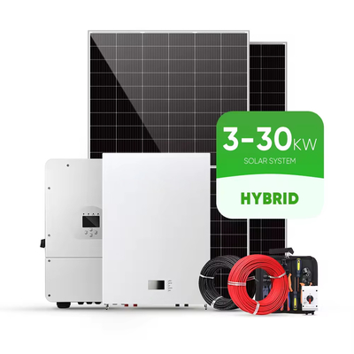 Off-grid installatie voor binnenlands en commercieel gebruik van een compleet zonne-energiesysteem 50 kW 60 kW 70 kW