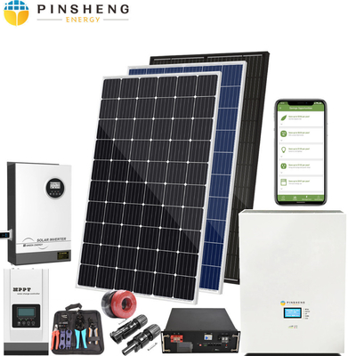 OP NET UIT NET Zonne-energiesysteem 3KW 5KW 10KW 15KW Voor thuis zonne-energie